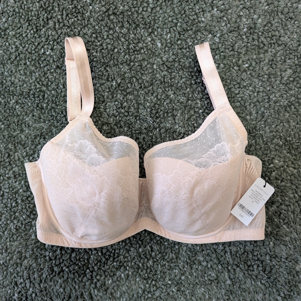 NWT Understance flexwire bra 32G in soft pink sand colour